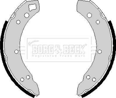 Borg & Beck BBS6137 - Komplet kočnica, bubanj kočnice www.molydon.hr