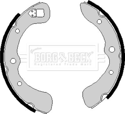 Borg & Beck BBS6129 - Komplet kočnica, bubanj kočnice www.molydon.hr