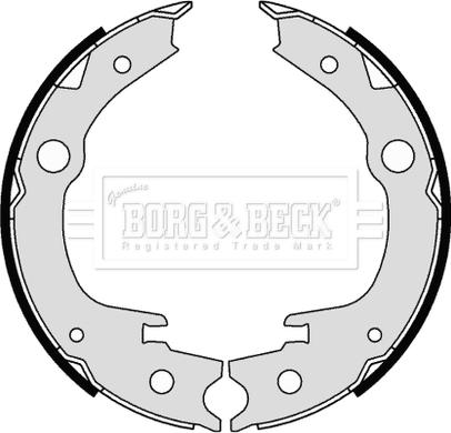 Borg & Beck BBS6342 - Komplet kočionih obloga, rucna kočnica www.molydon.hr