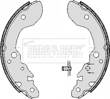 Borg & Beck BBS6304 - Komplet kočnica, bubanj kočnice www.molydon.hr