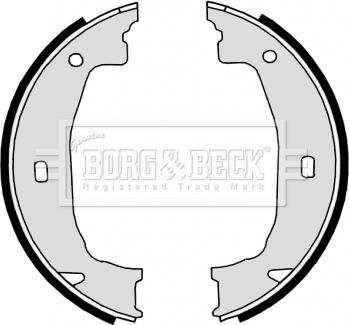Borg & Beck BBS6315 - Komplet kočionih obloga, rucna kočnica www.molydon.hr