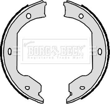 Borg & Beck BBS6332 - Komplet kočionih obloga, rucna kočnica www.molydon.hr