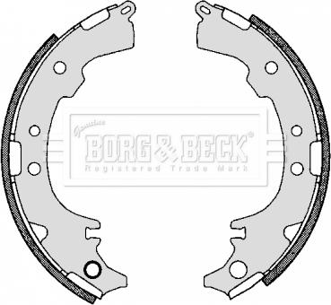 Borg & Beck BBS6295 - Komplet kočnica, bubanj kočnice www.molydon.hr