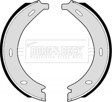 Borg & Beck BBS6257 - Komplet kočionih obloga, rucna kočnica www.molydon.hr