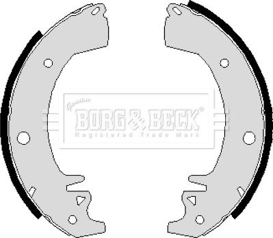 Borg & Beck BBS6208 - Komplet kočnica, bubanj kočnice www.molydon.hr