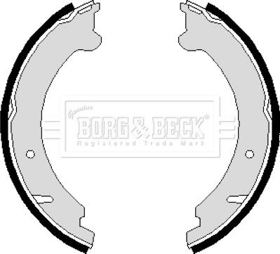 Borg & Beck BBS6217 - Komplet kočionih obloga, rucna kočnica www.molydon.hr