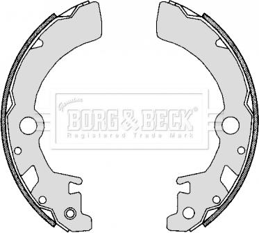 Borg & Beck BBS6289 - Komplet kočnica, bubanj kočnice www.molydon.hr