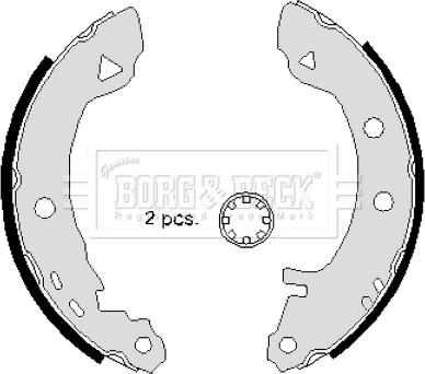 Borg & Beck BBS6234 - Komplet kočnica, bubanj kočnice www.molydon.hr