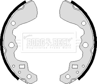 Borg & Beck BBS6237 - Komplet kočnica, bubanj kočnice www.molydon.hr