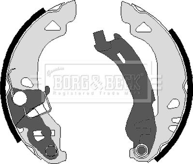 Borg & Beck BBS6220 - Komplet kočnica, bubanj kočnice www.molydon.hr