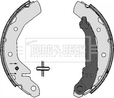 Borg & Beck BBS6270 - Komplet kočnica, bubanj kočnice www.molydon.hr