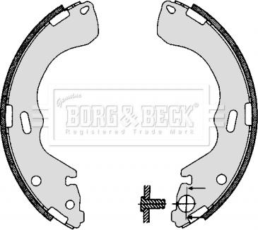 Borg & Beck BBS6278 - Komplet kočnica, bubanj kočnice www.molydon.hr