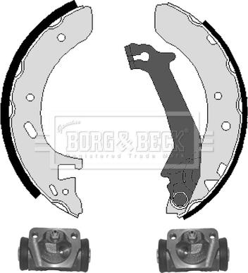 Borg & Beck BBS1054K - Komplet kočnica, bubanj kočnice www.molydon.hr