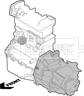 Borg & Beck BEM4423 - Nosač motora www.molydon.hr