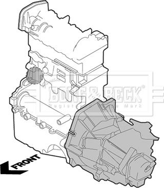 Borg & Beck BEM4025 - Nosač motora www.molydon.hr