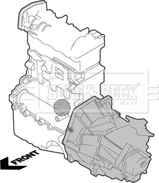 Borg & Beck BEM4118 - Nosač motora www.molydon.hr