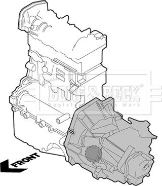 Borg & Beck BEM4282 - Nosač motora www.molydon.hr