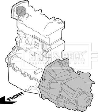 Borg & Beck BEM3925 - Nosač motora www.molydon.hr