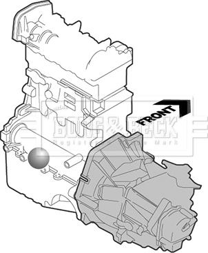 Borg & Beck BEM3497 - Nosač motora www.molydon.hr