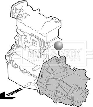 Borg & Beck BEM3536 - Nosač motora www.molydon.hr