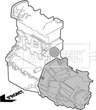 Borg & Beck BEM3689 - Nosač motora www.molydon.hr