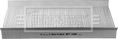 Borg & Beck BFC1006 - Filter kabine www.molydon.hr