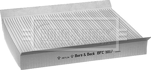 Borg & Beck BFC1017 - Filter kabine www.molydon.hr