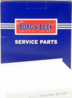 Borg & Beck BFC1159 - Filter kabine www.molydon.hr