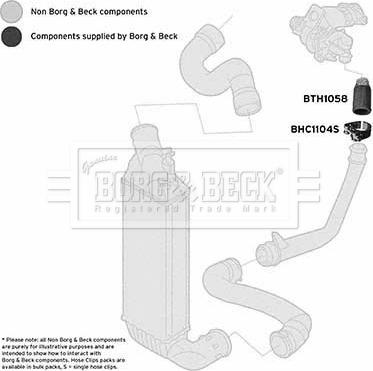 Borg & Beck BTH1058 - Crijevo interkulera www.molydon.hr