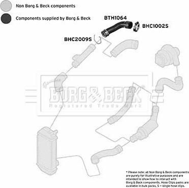 Borg & Beck BTH1064 - Crijevo interkulera www.molydon.hr