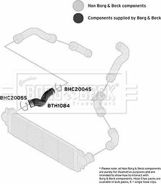 Borg & Beck BTH1084 - Crijevo interkulera www.molydon.hr