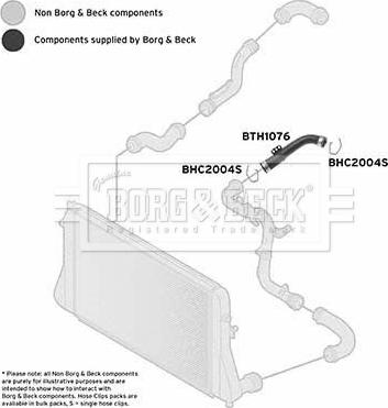 Borg & Beck BTH1076 - Crijevo interkulera www.molydon.hr