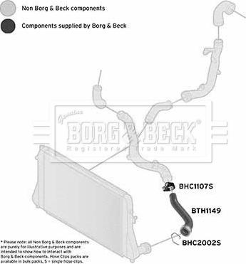 Borg & Beck BTH1149 - Crijevo interkulera www.molydon.hr