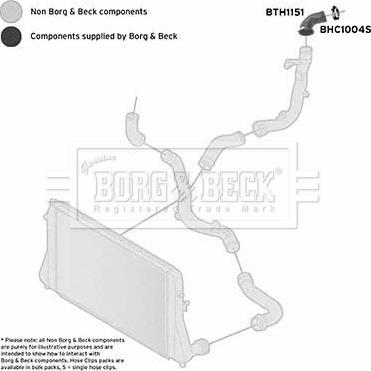 Borg & Beck BTH1151 - Crijevo interkulera www.molydon.hr