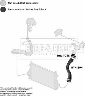 Borg & Beck BTH1394 - Crijevo interkulera www.molydon.hr