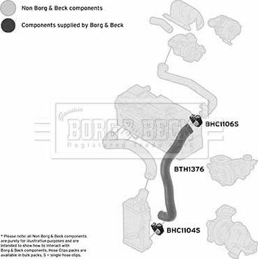 Borg & Beck BTH1376 - Crijevo interkulera www.molydon.hr