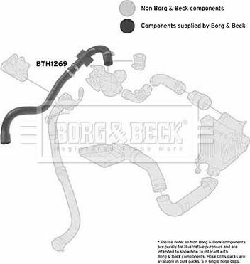 Borg & Beck BTH1269 - Crijevo interkulera www.molydon.hr