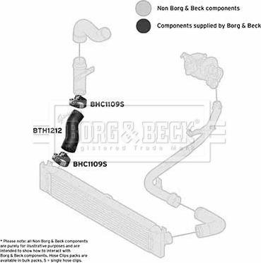 Borg & Beck BTH1212 - Crijevo interkulera www.molydon.hr