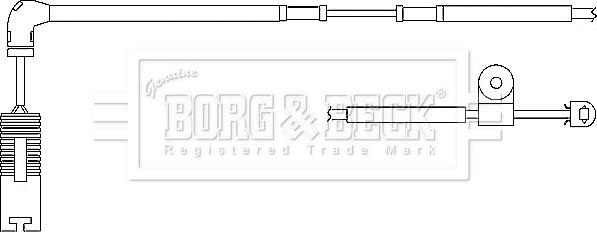 Borg & Beck BWL3044 - Signalni kontakt, trosenje kočione plocice www.molydon.hr