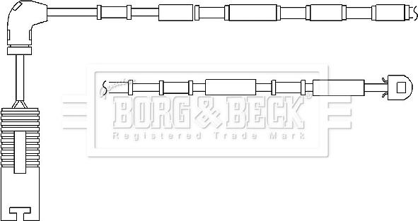 Borg & Beck BWL3048 - Signalni kontakt, trosenje kočione plocice www.molydon.hr