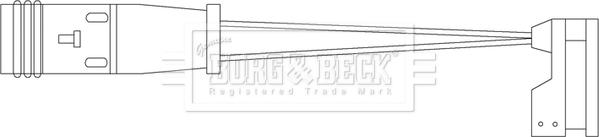 Borg & Beck BWL3069 - Signalni kontakt, trosenje kočione plocice www.molydon.hr