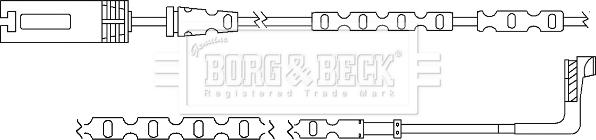 Borg & Beck BWL3060 - Signalni kontakt, trosenje kočione plocice www.molydon.hr