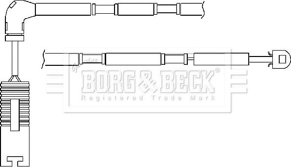 Borg & Beck BWL3036 - Signalni kontakt, trosenje kočione plocice www.molydon.hr