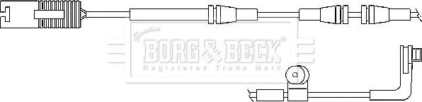 Borg & Beck BWL3030 - Signalni kontakt, trosenje kočione plocice www.molydon.hr