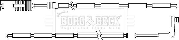 Borg & Beck BWL3037 - Signalni kontakt, trosenje kočione plocice www.molydon.hr