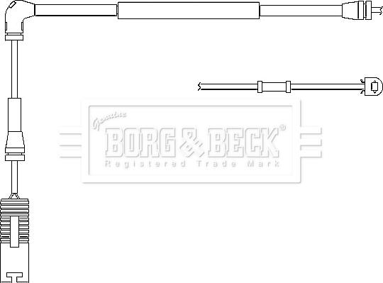 Borg & Beck BWL3026 - Signalni kontakt, trosenje kočione plocice www.molydon.hr