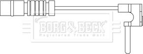 Borg & Beck BWL3072 - Signalni kontakt, trosenje kočione plocice www.molydon.hr