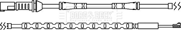 Borg & Beck BWL3102 - Signalni kontakt, trosenje kočione plocice www.molydon.hr