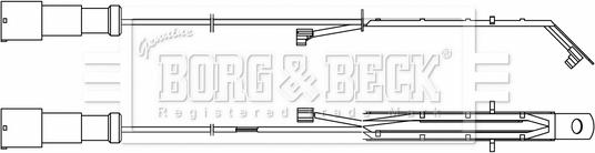 Borg & Beck BWL33095 - Signalni kontakt, trosenje kočione plocice www.molydon.hr