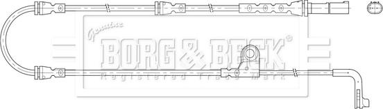 Borg & Beck BWL3206 - Signalni kontakt, trosenje kočione plocice www.molydon.hr